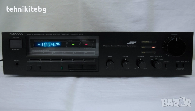⭐⭐⭐ KENWOOD KR-810B ⭐⭐⭐ ​Рядък ретро ресивър с 12 станции памет, 2 х 45/30 вата