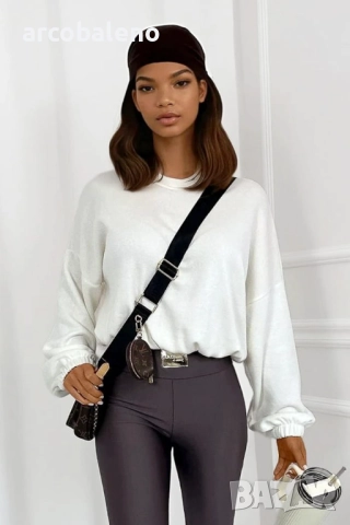 Дамски основен пуловер Mira, 4цвята , снимка 2 - Блузи с дълъг ръкав и пуловери - 52229897