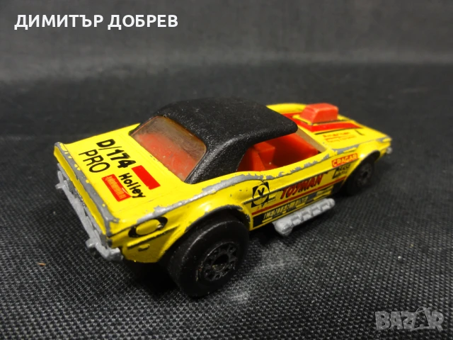СТАРА РЕТРО МЕТАЛНА КОЛИЧКА MATCHBOX CHINA DODGE CHALLENGER , снимка 4 - Колекции - 51008907
