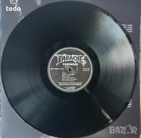 Entombed - Left Hand Path LP FDR , снимка 4 - Грамофонни плочи - 50852052