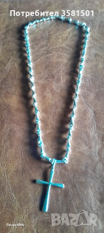 168/Сребърен Синджир със Кръст-65грама.🇧🇬, снимка 2 - Колиета, медальони, синджири - 52796748