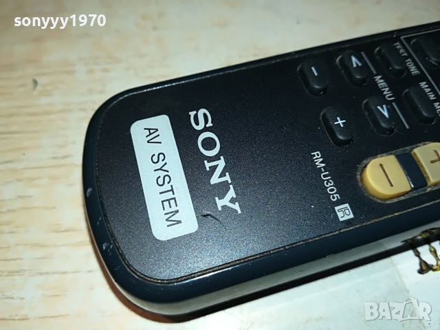 SONY RM-U305 AUDIO REMOTE-SWISS 2904231935, снимка 2 - Ресийвъри, усилватели, смесителни пултове - 40530340