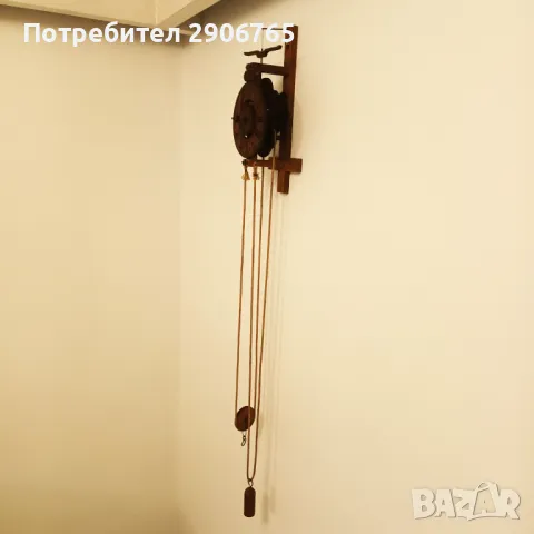Стенен часовник дървен Anno 1640 работещ, снимка 9 - Антикварни и старинни предмети - 49117790