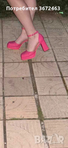 Обувки и гащеризон в комплект цикламен цвят , снимка 2 - Гащеризони - 53130893