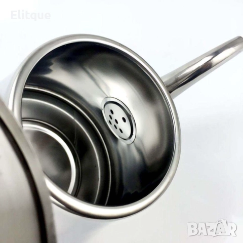 Красив чайник от неръждаема стомана , снимка 2 - Други стоки за дома - 52903487