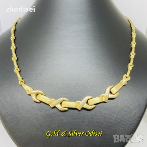 ЗЛАТНО КОЛИЕ 12,5ГР. 45СМ. 14КР. ПРОБА:585 МОДЕЛ:Е9213-2, снимка 1