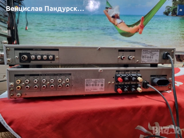 Sony Amplifier TA-AX5 и Sony Stereo Tuner ST-JX5, снимка 5 - Ресийвъри, усилватели, смесителни пултове - 54196463