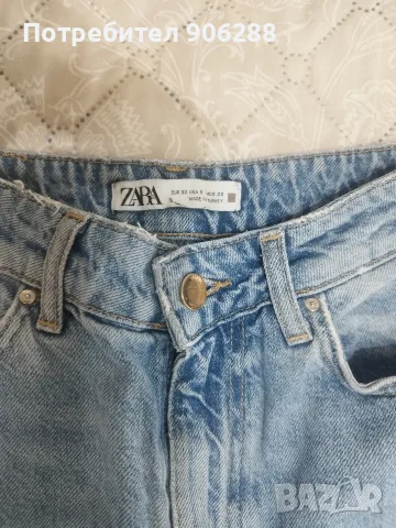 Дънки Zara Z1975 Wide-leg с висока талия, размер [34] – Като нови!, снимка 2 - Дънки - 55779676