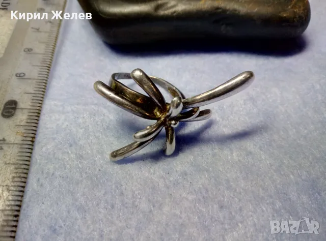 ШИКОЗЕН АРТ ДИЗАЙН СРЕБЪРЕН ПРЪСТЕН РОДИРАНО СРЕБРО 925 ХУДОЖЕСТВЕНА БИЖУТЕРСКА ИЗРАБОТКА 37096