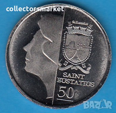 50 цента 2013, Сейнт Еустатиус, снимка 2 - Нумизматика и бонистика - 38730597