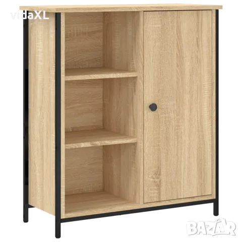 vidaXL Страничен шкаф, дъб сонома, 70x30x80 см, инженерно дърво