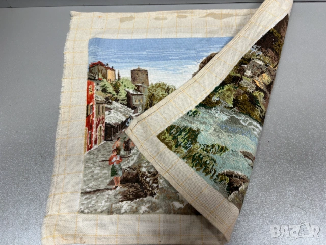 Ушит Гоблен "Мостар"-29см х 23,5 см, снимка 11 - Гоблени - 54068621