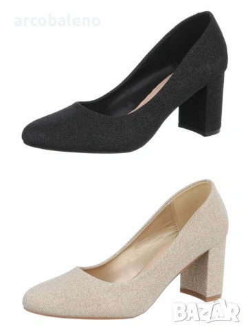 Дамски обувки на висок ток, 2цвята 