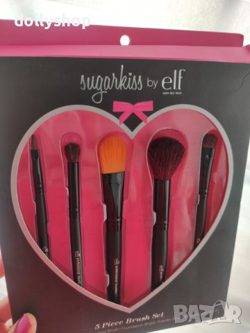 E.L.F. Sugarkiss Brush Set 5 Pieces Четки за Грим Комплект на E.L.F., снимка 5 - Декоративна козметика - 39779197