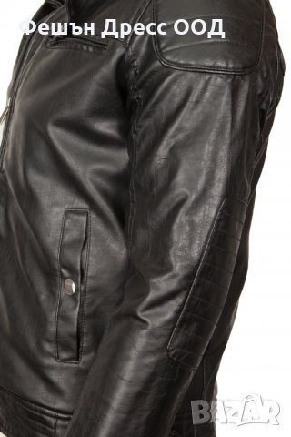 Мъжко зимно кожено яке – 3254, снимка 5 - Якета - 31332482