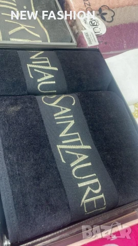 Памучни Хавлии -2бр с Кутия ✨ YVES SAINT LAURENT ✨ Calvin Klein ✨, снимка 17 - Хавлиени кърпи - 50944427