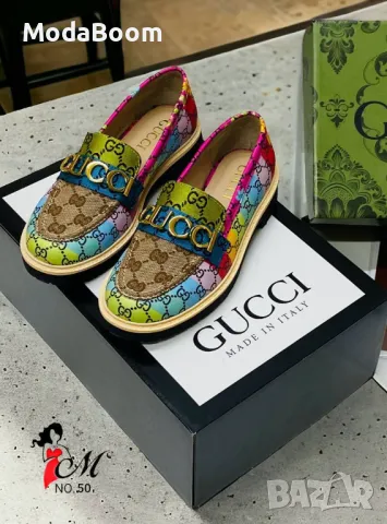 Gucci естествена кожа официални дамски обувки , снимка 5 - Дамски елегантни обувки - 48501807