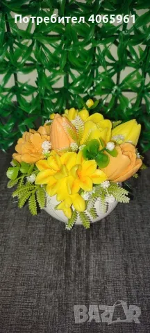 цветя от глицеринов сапун!, снимка 16 - Изкуствени цветя - 49572727