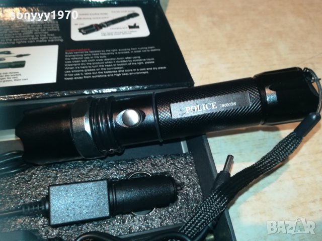 police led li-ion battery-germany-як фенер/прожектор, снимка 13 - Оборудване и аксесоари за оръжия - 30259509