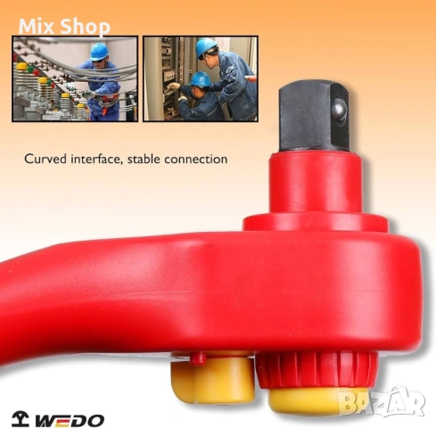 Нов Изолиран тресчотен ключ, 3/8, снимка 3 - Друга електроника - 54330335