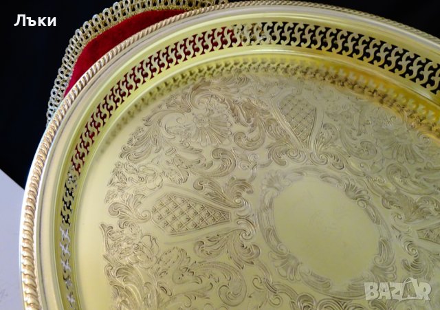 Канадски бронзов поднос Viking Plate,приказен барок , снимка 9 - Антикварни и старинни предмети - 39050987