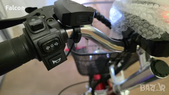 Електрическа триколка Falcon Traffic 950W с равна платформа и крачна спирачка, снимка 10 - Мотоциклети и мототехника - 35781881