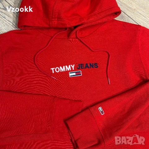 Мъжко горнище Tommy Jeans | S размер, снимка 3 - Суичъри - 53091321