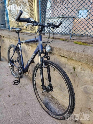 Хл рамка 28 цола алуминиев велосипед с 21 скорости усилени капли амортисьори предни като нов , снимка 5 - Велосипеди - 52818813