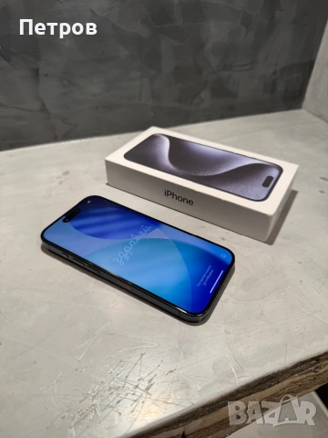 КАТО НОВ Iphone 15 Pro Blue Titanium, 88% батерия, снимка 11 - Apple iPhone - 53359156