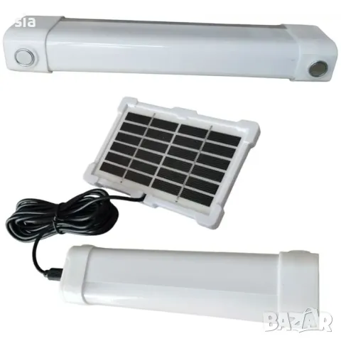 Лампа интериорна със солар 17см