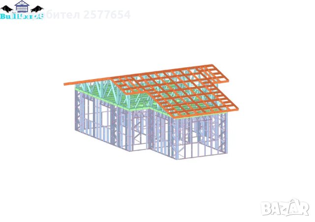 Къща,Бунгало,Преместваема къща,Сглобяеми къщи,Модулни,Жилищни-64,8м², снимка 4 - Строителни материали - 44158290