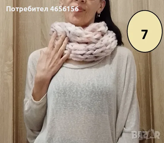 Шал снуд 15 € с доставка, снимка 7 - Шалове - 56543673