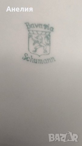 Bavaria Schuman porcelain! Бяло с оранжев кант!, снимка 6 - Сервизи - 42919673