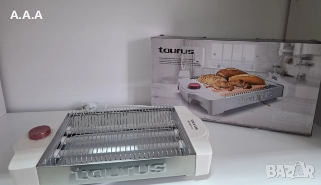 Хоризонтален тостер Taurus Neptuno Plus, 900W, препечена повърхност 24 х 20 см, снимка 2 - Тостери - 52219442