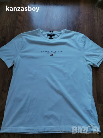 Tommy Hilfiger - страхотна мъжка тениска XL, снимка 8 - Тениски - 50086638