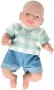 Нова Водоустойчива силиконова кукла 7" – реалистична играчка бебе, снимка 1