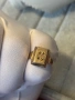 Златен пръстен 3.6гр 14 карата 54размер, снимка 1
