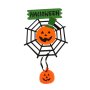 4101 Висяща декорация за Хелоуин Тиква с паяжина, снимка 1
