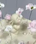 3d Заек зайче с вирнато носле затворени очи силиконов молд форма фондан шоколад гипс свещ декор, снимка 4