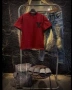 Louis Vuitton Red Pearl Detail Oversize T-shirt S, снимка 2