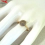 Пръстен с 14К златно покритие 224855, снимка 4
