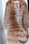 Палто с естествен косъм от сребърна лисица, снимка 8