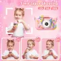 Нов Детски Дигитален Фотоапарат PHNIXGAM Pink Unicorn (1080P, 32GB Карта, Смарт Игри, MP3)  , снимка 6