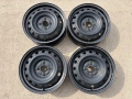 4 броя железни джанти+тасове за Toyota Yaris-Hybrid 15, снимка 5