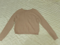 Мек, дебел комплект от блуза и пола в цвят капучино, снимка 6