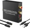 DAC конвертор, Digital to Analog Audio Converter Digital Analog RCA L / R Audio Converter Adapter с , снимка 2