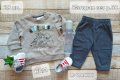 Ватиран сет за момче р.68, блуза H&M и панталон LC WAIKIKI , снимка 1 - Комплекти за бебе - 42475141
