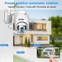 Въртяща безжична WiFi FullHD външна камера – 8LED 120.00лв. 89.99лв., снимка 3