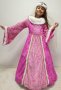 Много луксозна плюшена рокля на принцеса Аврора с обръчи и аксесоар за главата, снимка 1