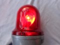 Ретро червена лампа употребявана 12V  напълно изправна Made in Poland произ. 07.1982 год. , снимка 16